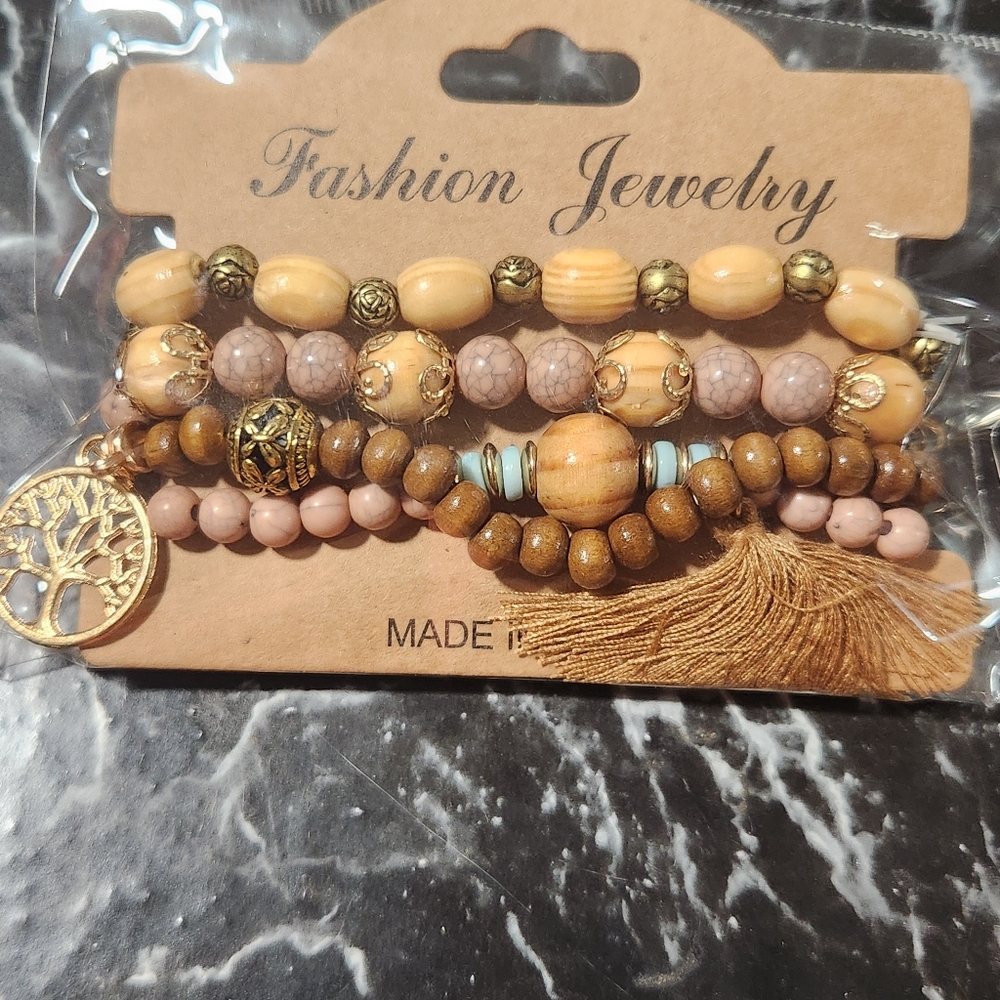 Stackable Stretch Bracelets Multicolored - Picture 9 of 9